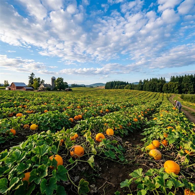 Pumpkin field